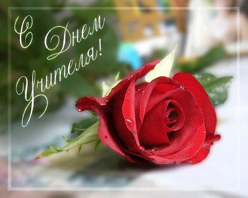 Поздравляем С Днём Учителя!